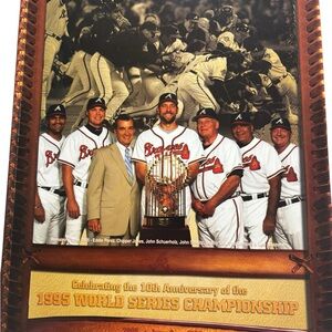 MLB 1995 World Series Championship Souvenir Book Atlanta Braves 2005 Vintage